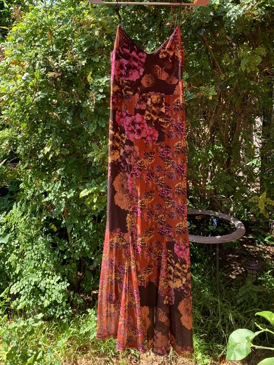Nasty Gal Dresses & Skirts - Nasty Gal Brown and Purple Mesh Dress